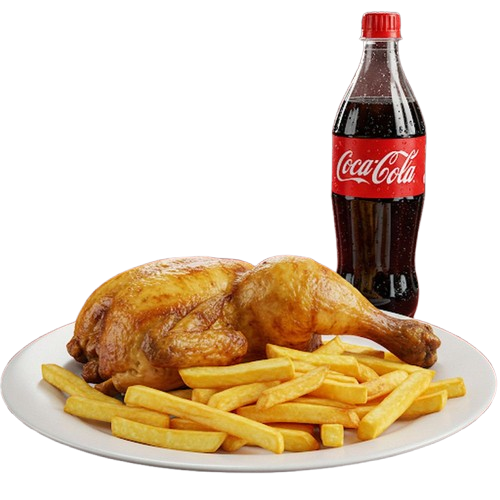 Chicken+chips+soda500ml